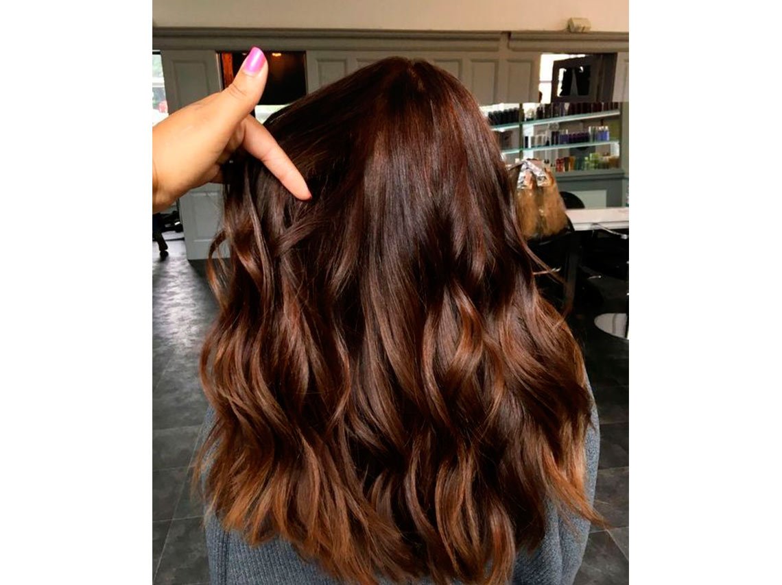 Окрашивание в каштановый цвет