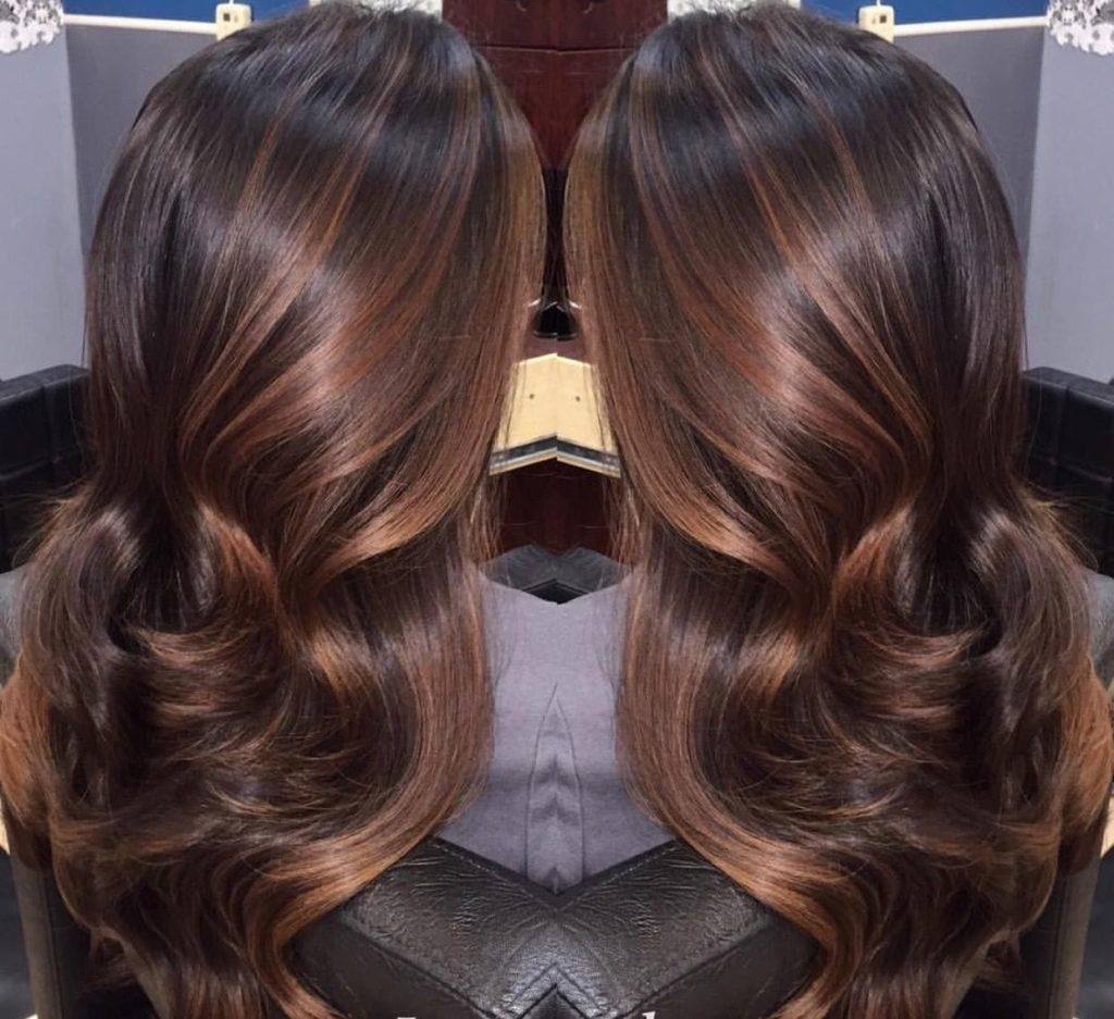 Балаяж на Горький шоколад