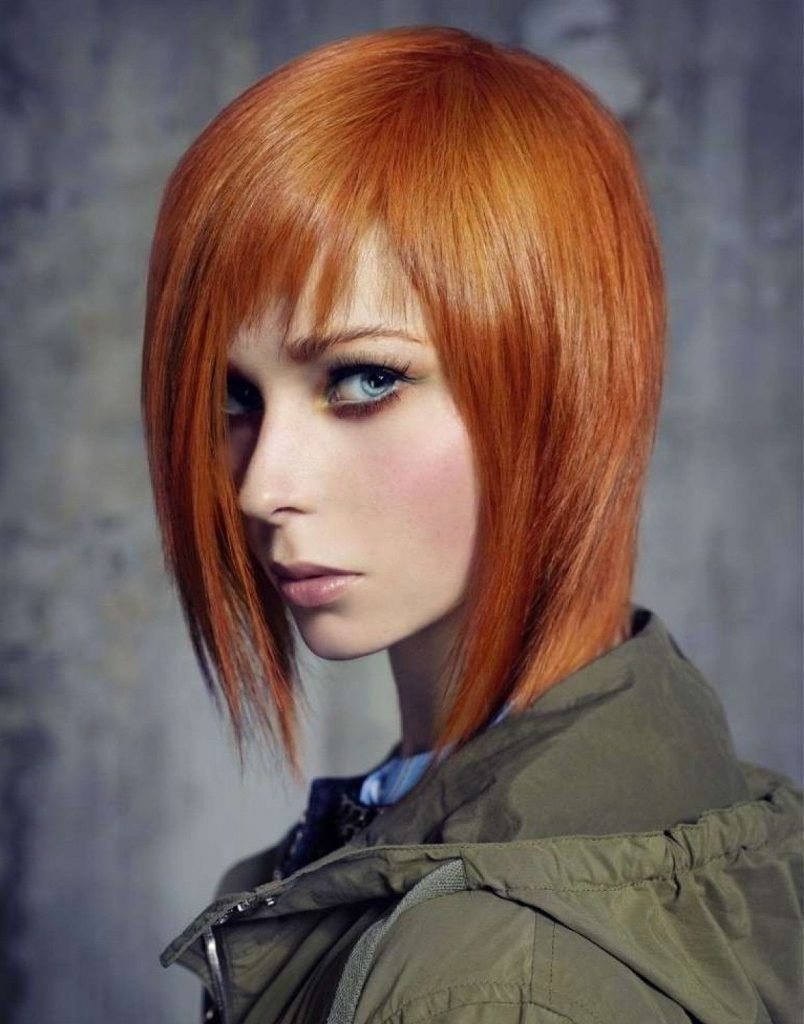 Градуированное каре рыжие