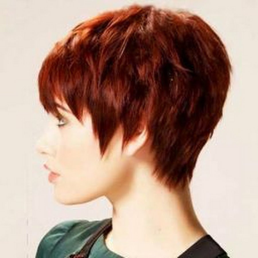 Короткая стрижка с объемной макушкой женская