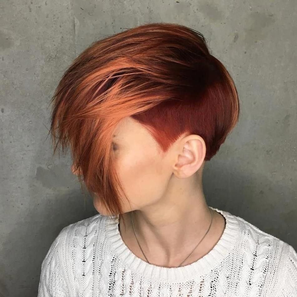 Пикси андеркат красный