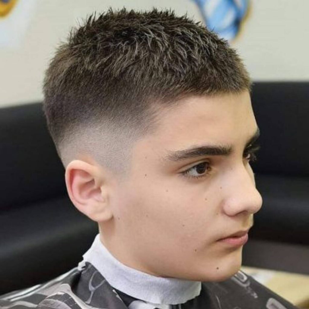 Стрижки полубокс для мальчиков 2021