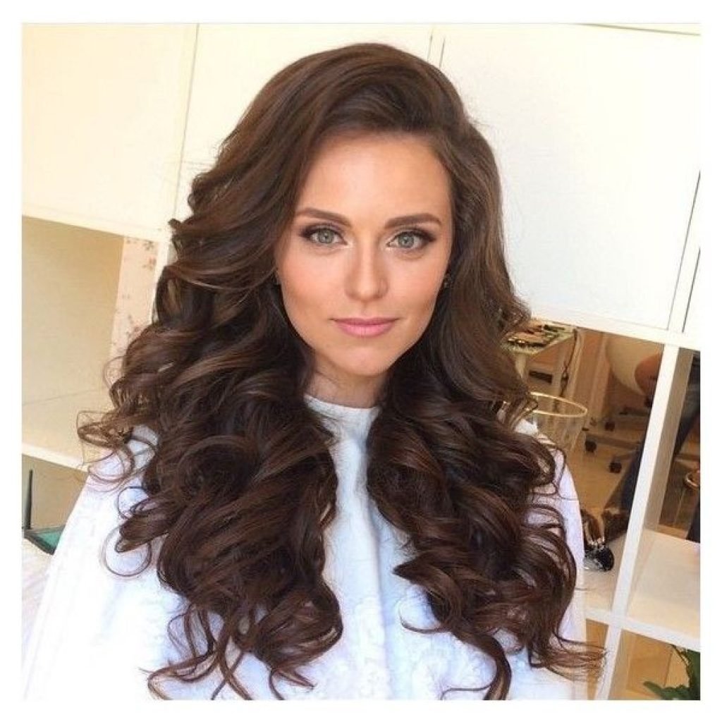 Укладка кудри на длинные волосы