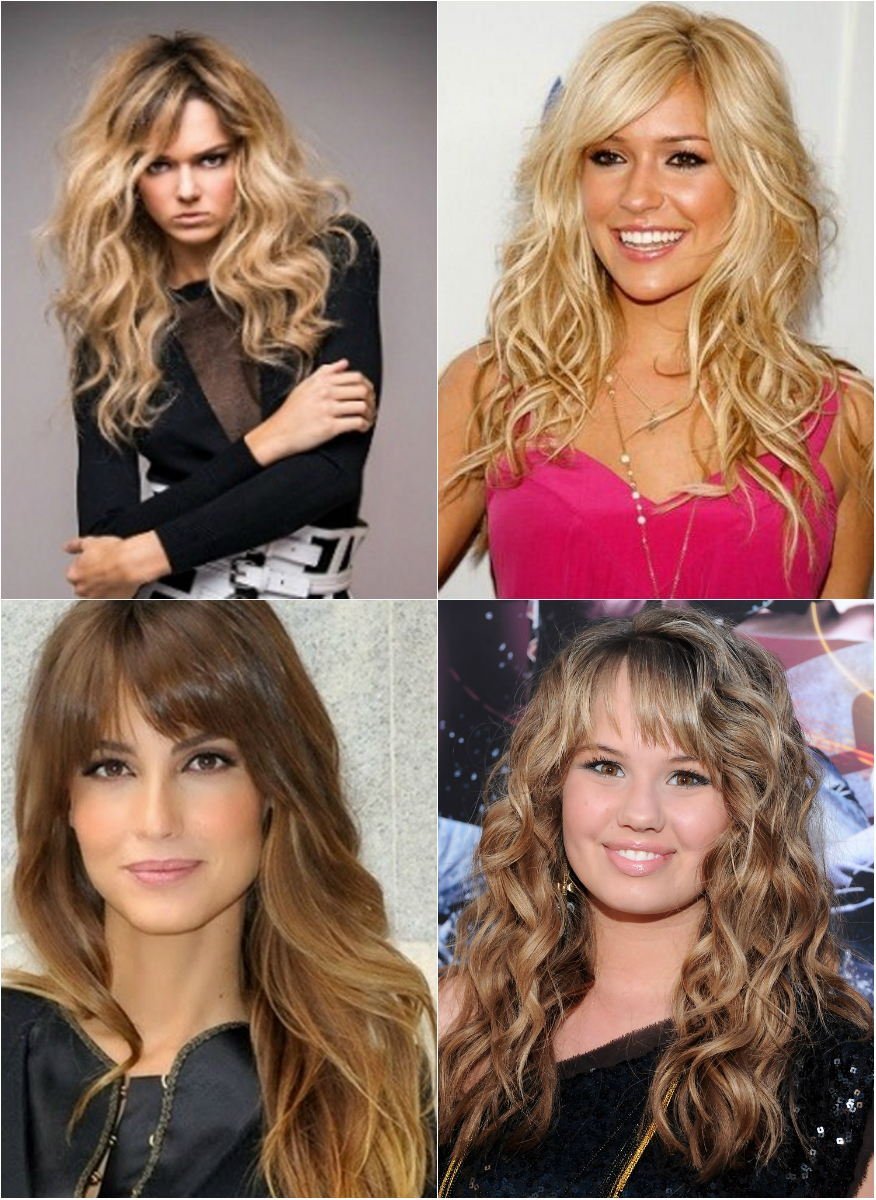 Кудри с челкой