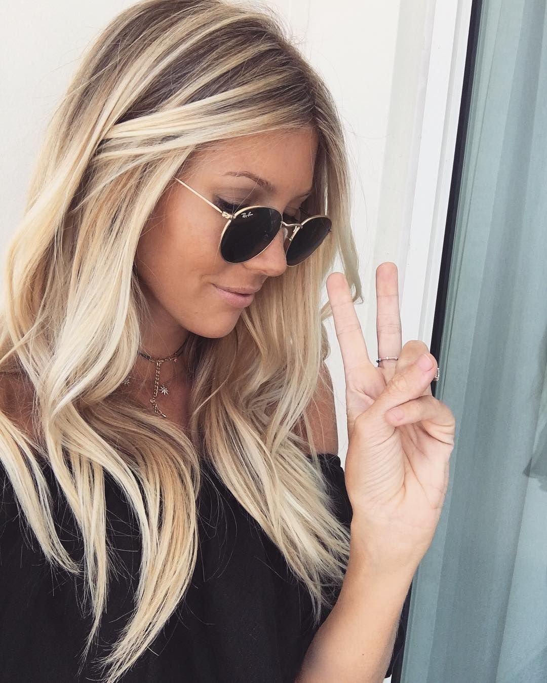 Окрашивание 2020 балаяж блонд