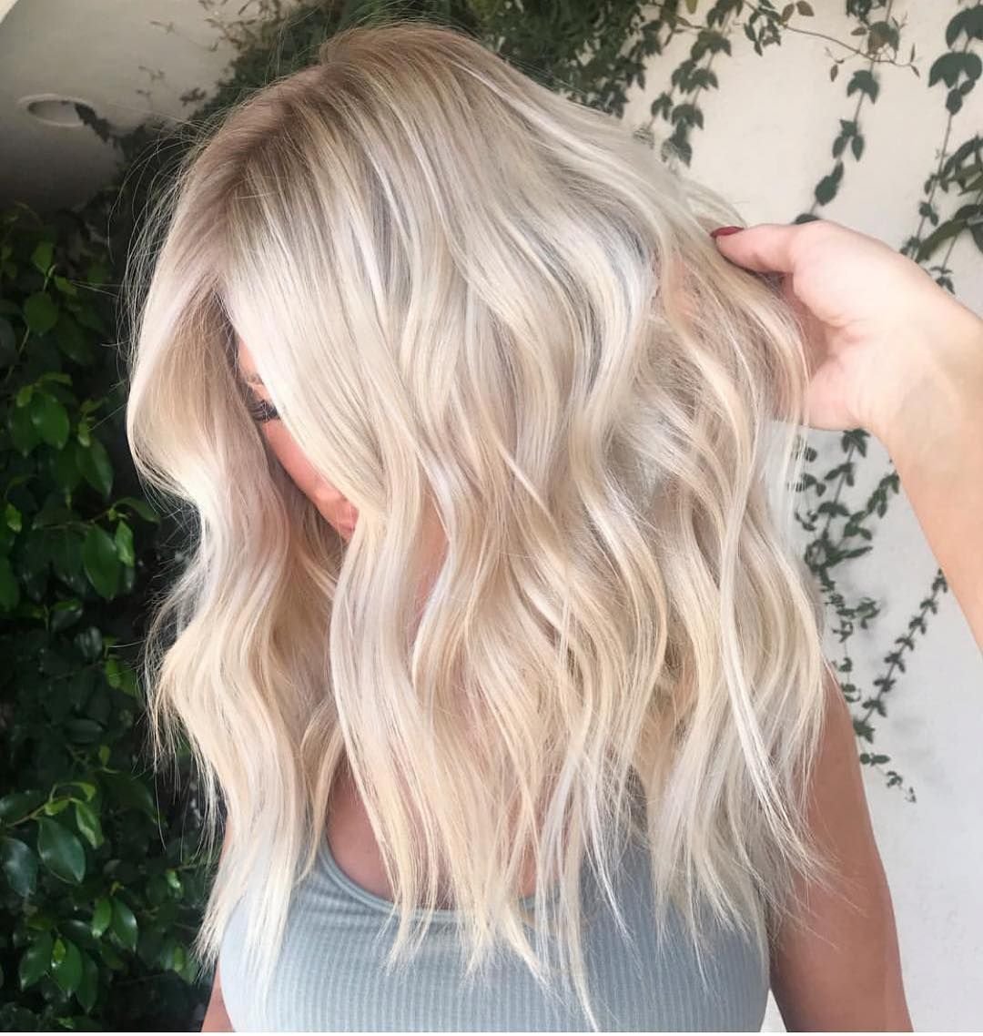 Окрашивание блонд