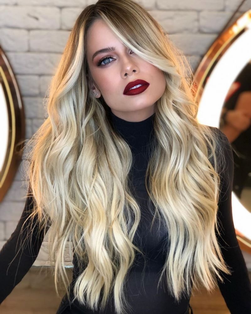 Модное окрашивание для блондинок