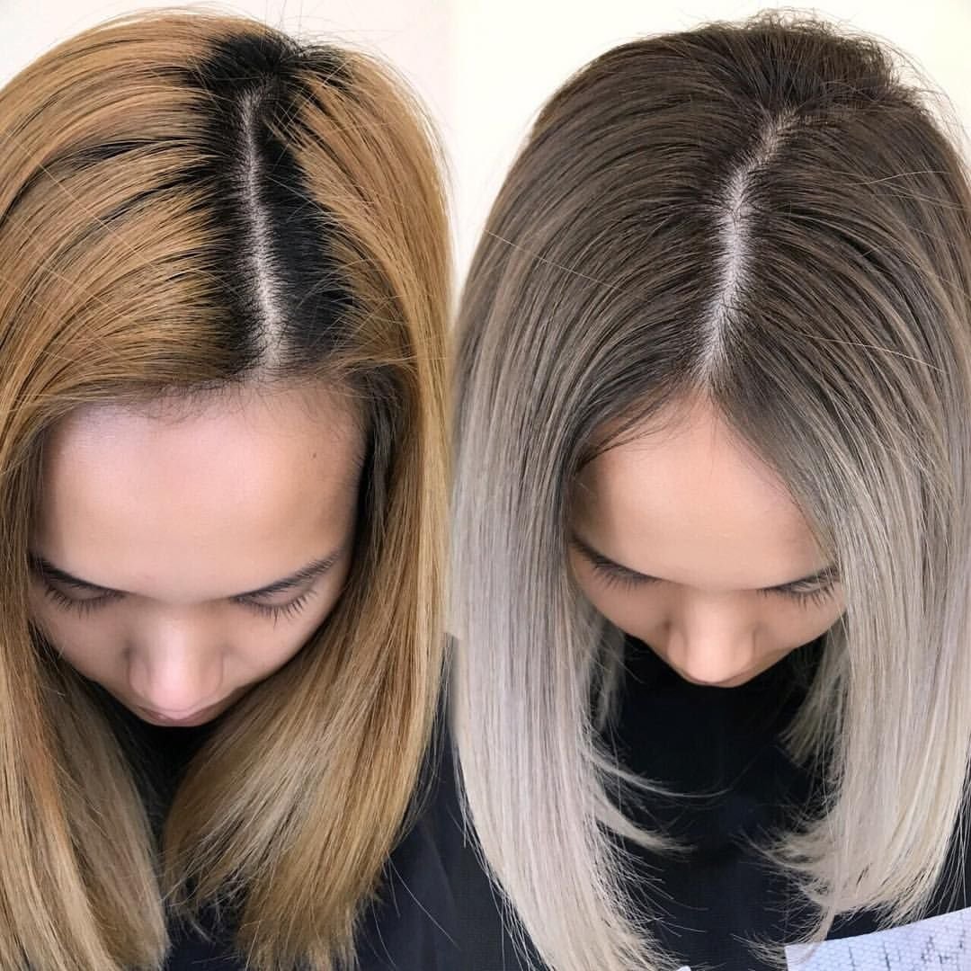 Отросшее мелирование