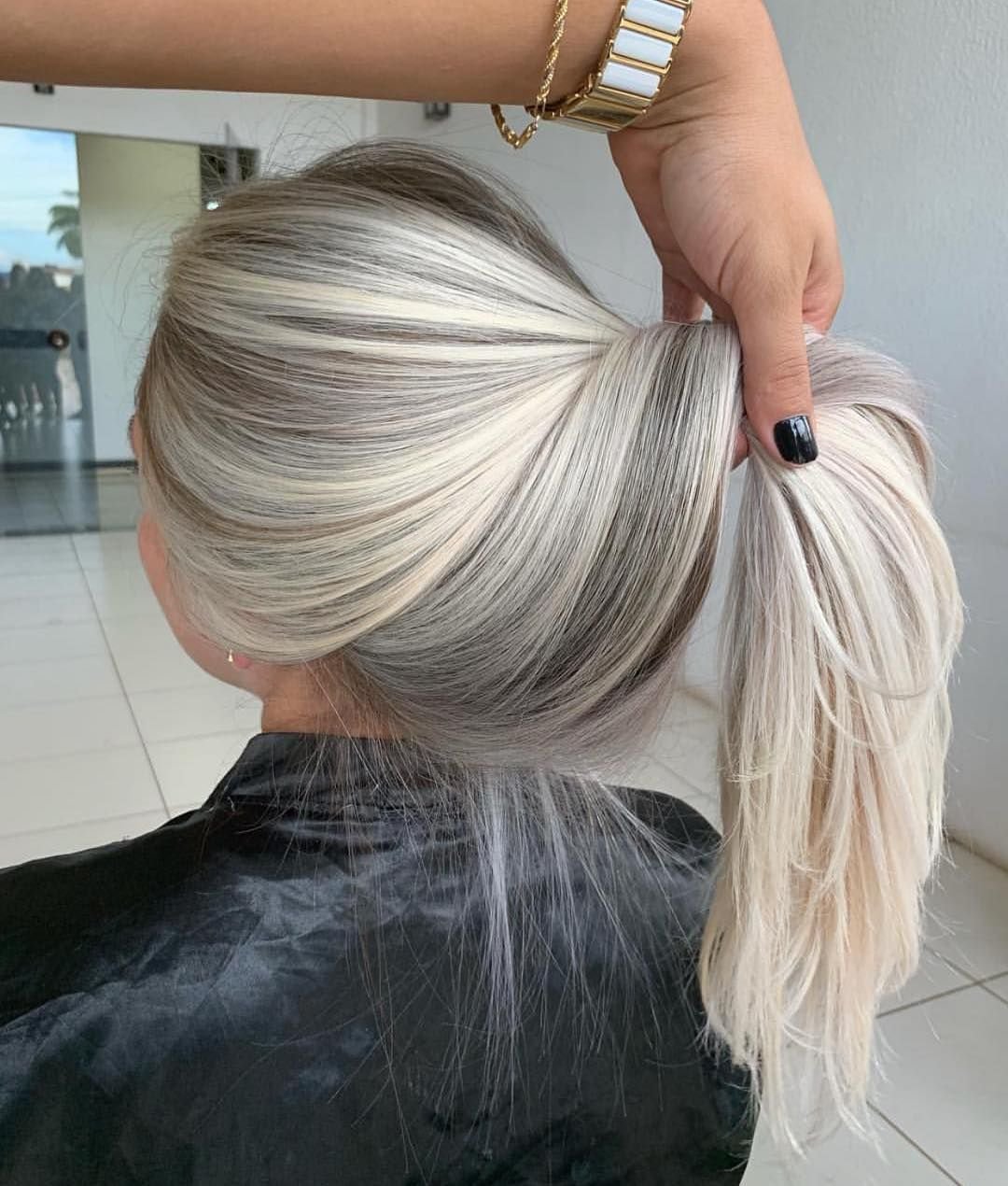 AIRTOUCH окрашивание для седых волос