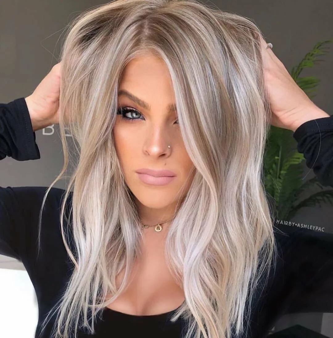 Окрашивание балаяж блонд на средние 2022