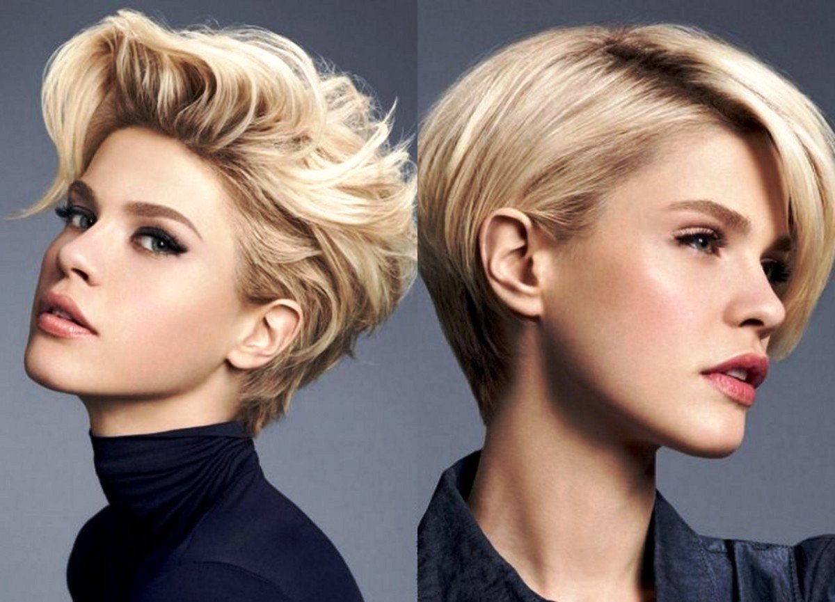 Пикси с челкой назад