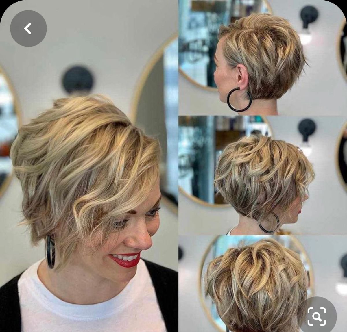 Женская стрижка Пикси до и после