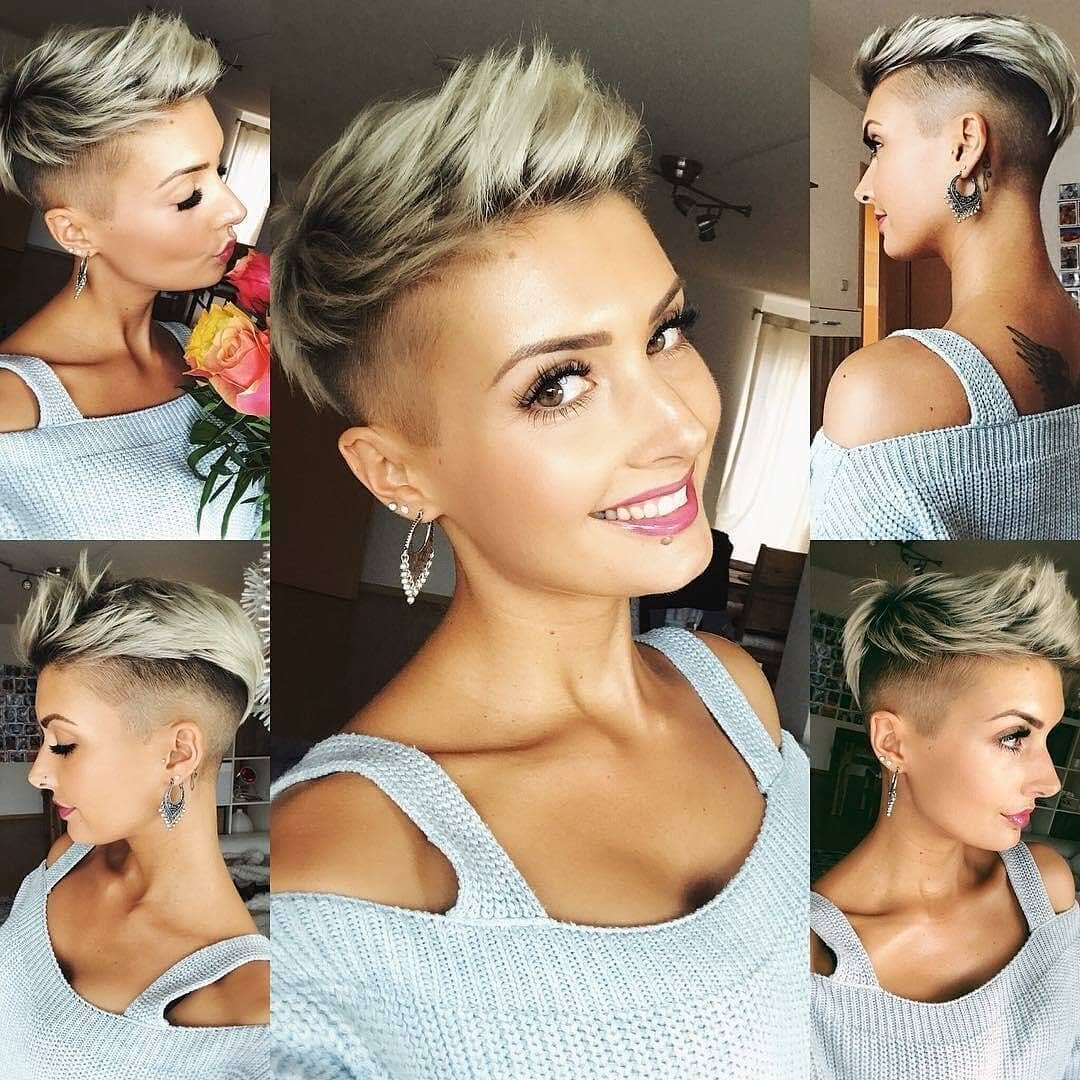 Пикси андеркат блонд