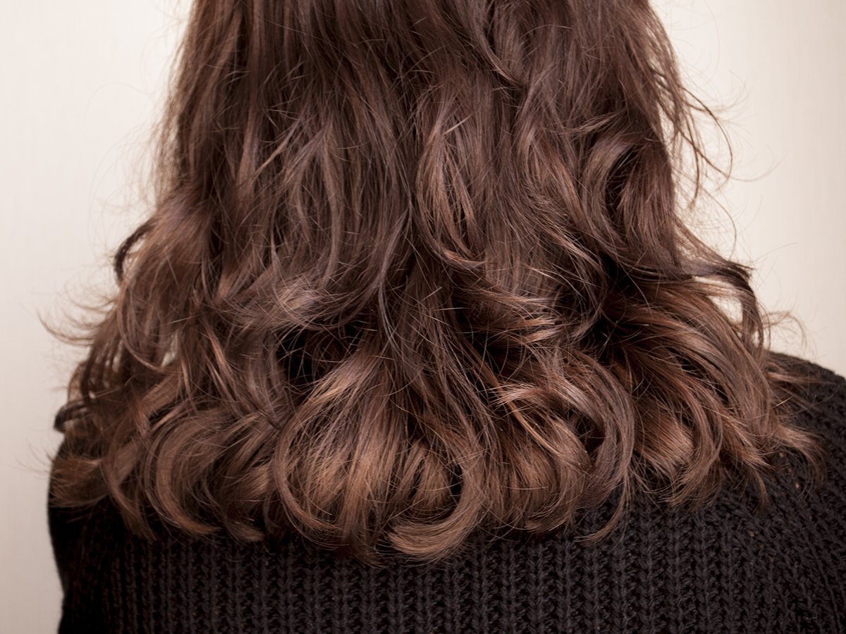 Химическая завивка кончиков