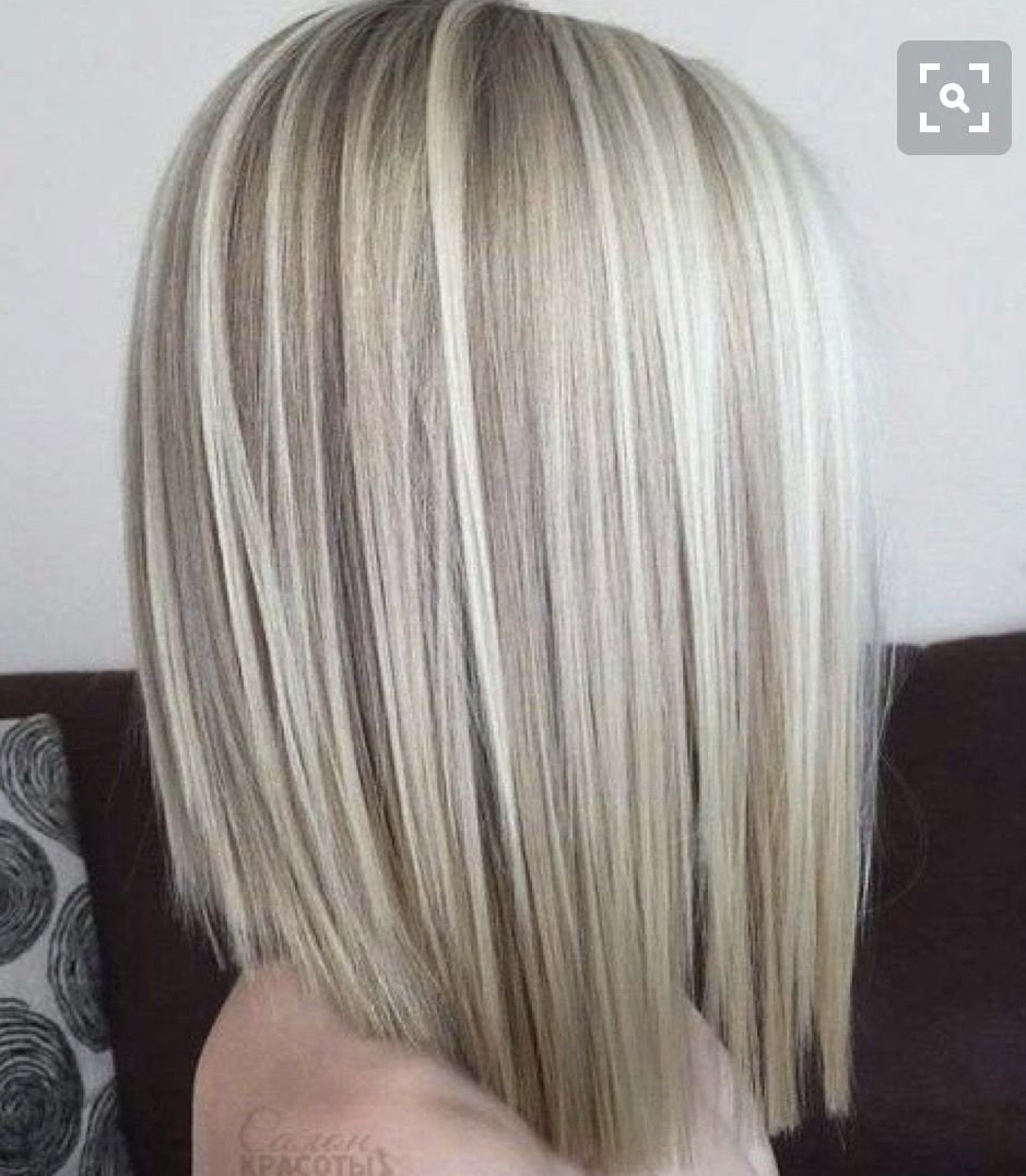 Мелирование блонд каре