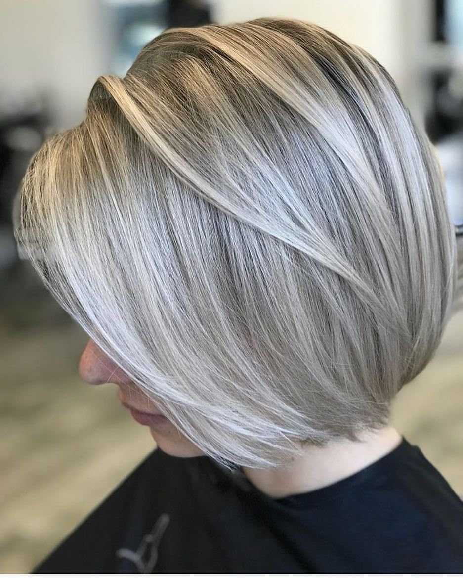 Мелирование Боб каре Пикси Боб