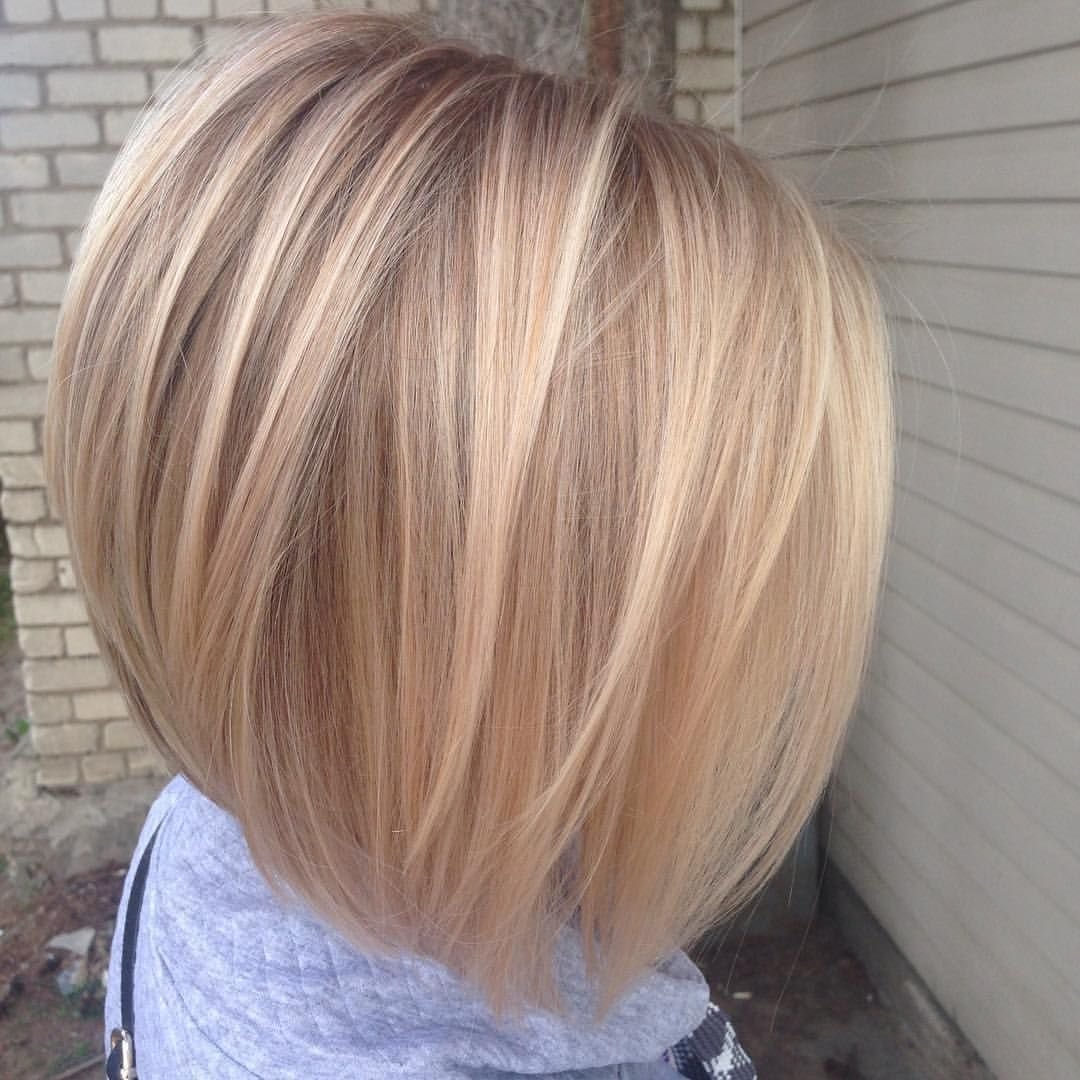 Мелирование пепельный блонд каре