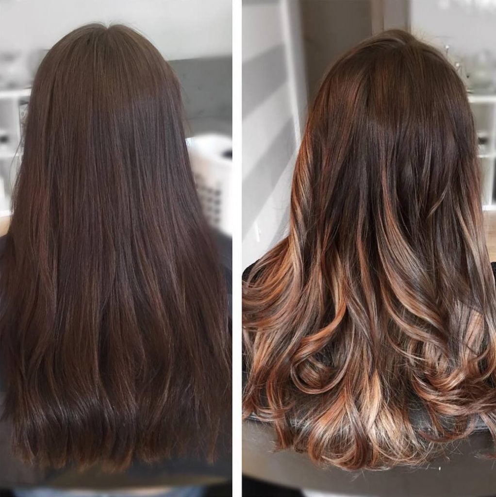 Тонирование волос на темные волосы