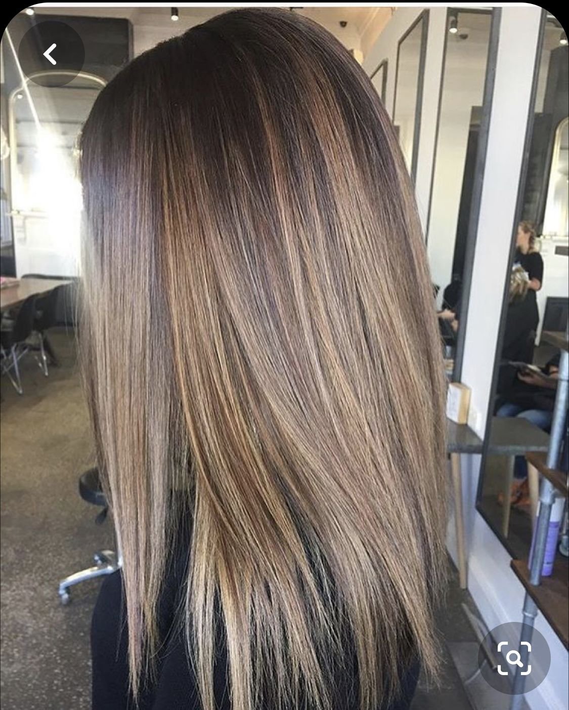 Мраморное мелирование волос