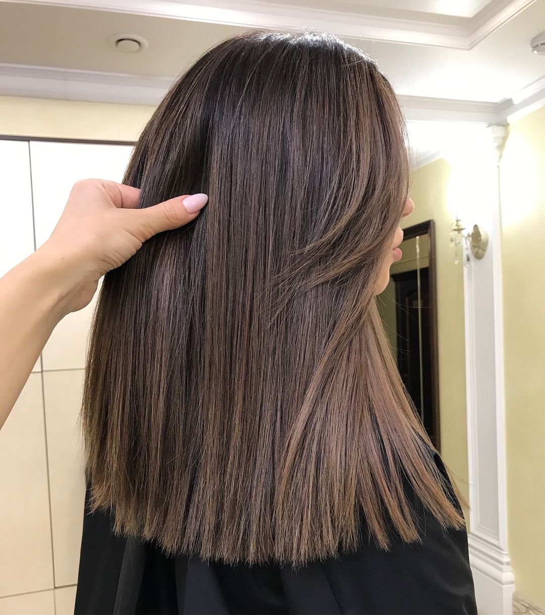 Тонирование темных волос светлым оттенком