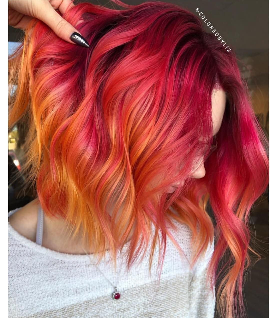 Яркое окрашивание