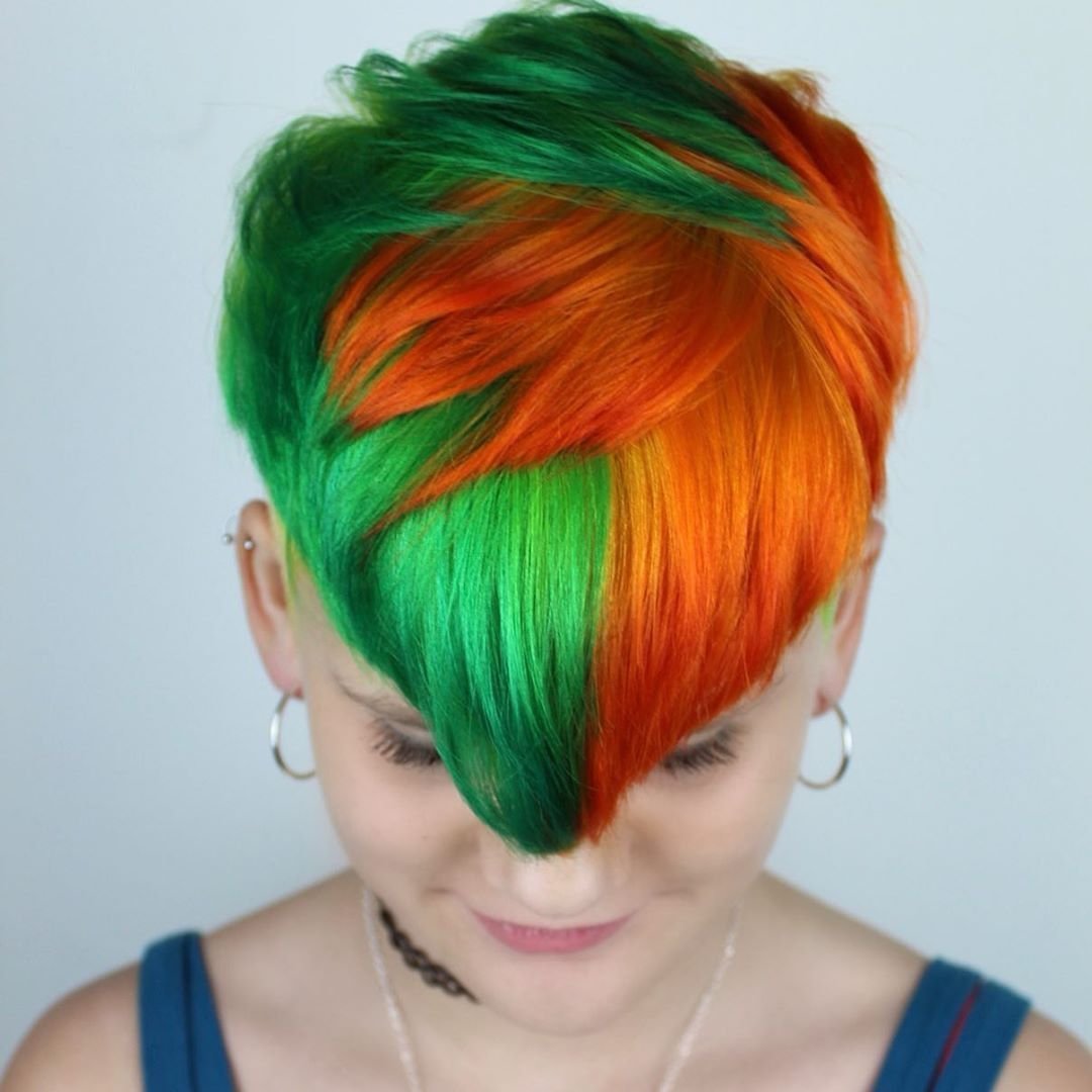 Деграде рыжий