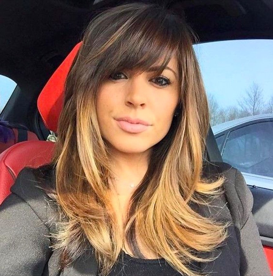 Удлиненное каре мелирование и тонирование