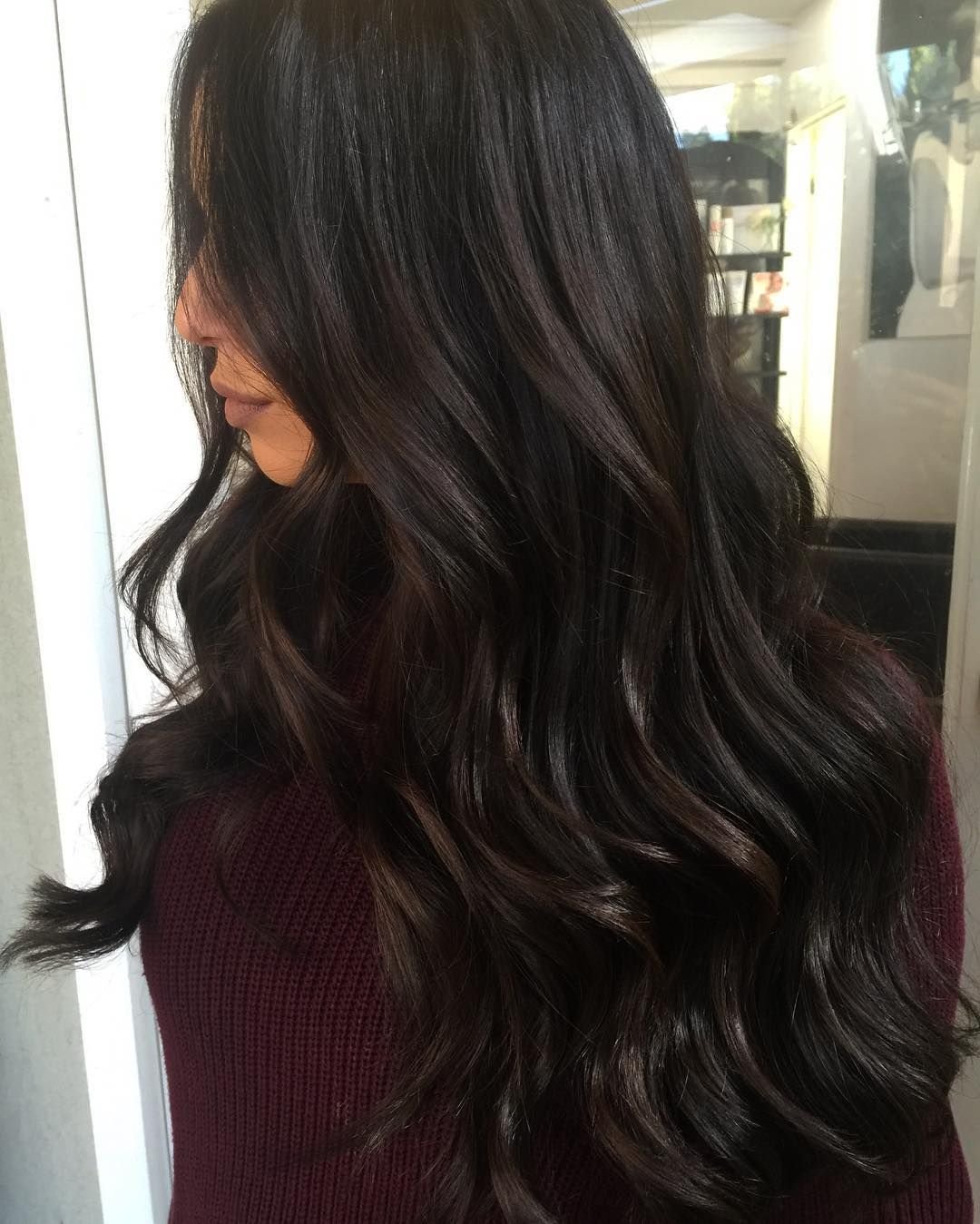 Черный каштан цвет волос