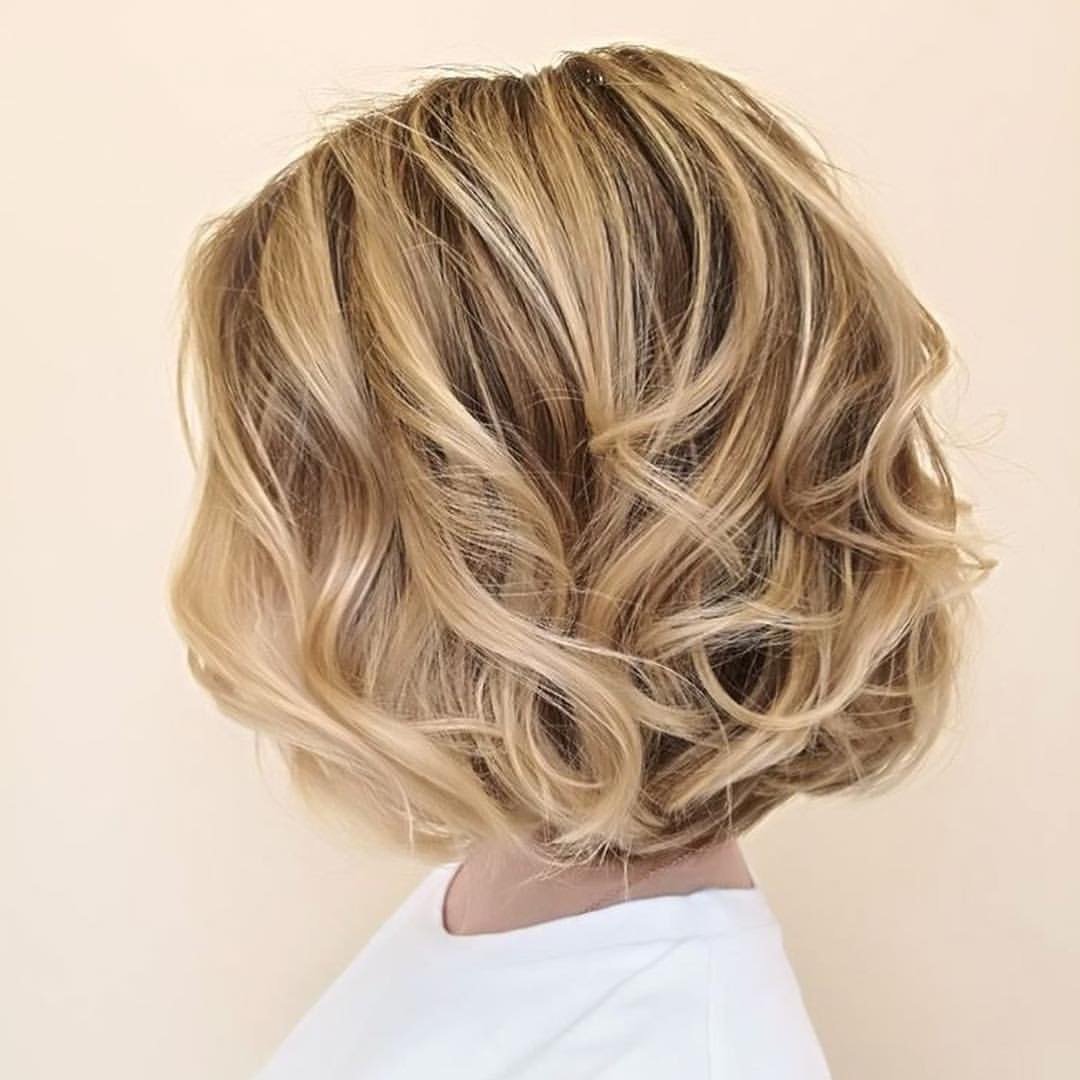 Мелирование каре кудри