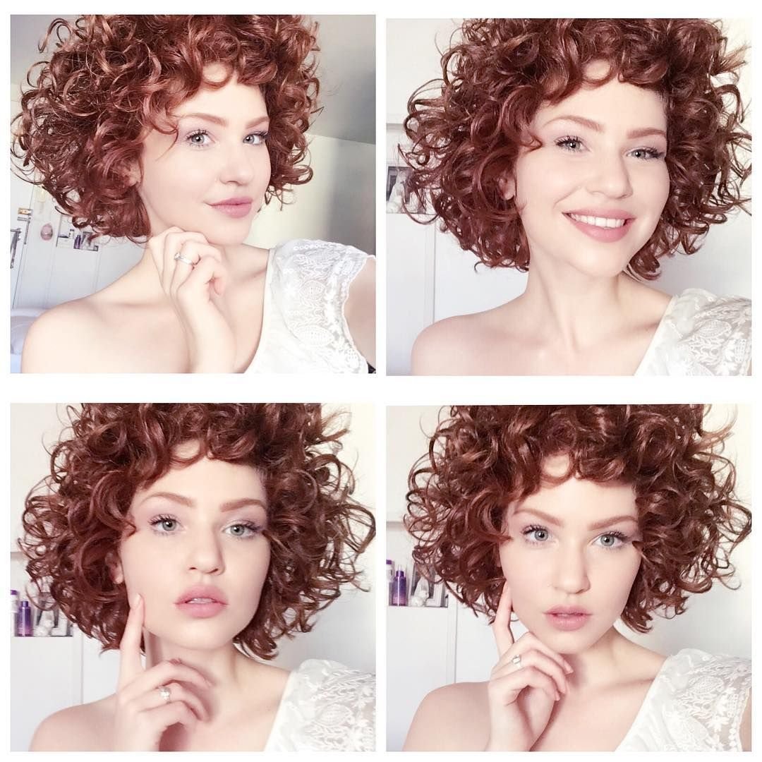 Кудри на короткие волосы в домашних