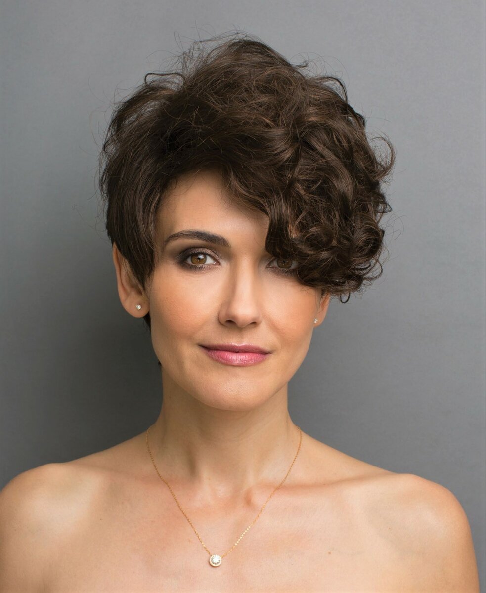 Короткие стрижки после химии