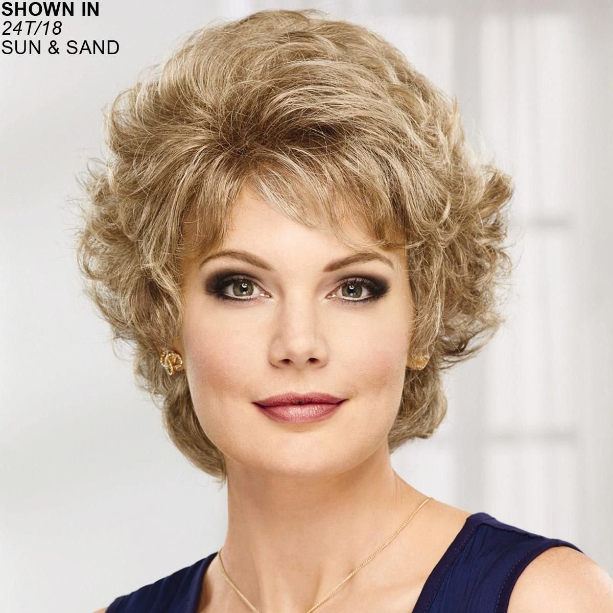 Стрижки на кудрявые волосы 50+