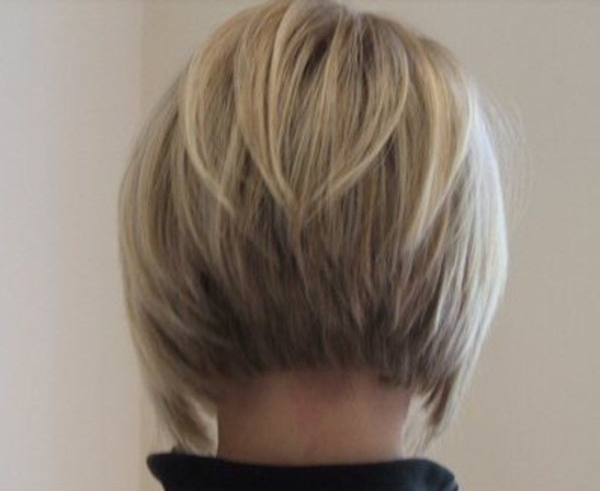 Стрижка Боб на тонкие волосы вид сзади