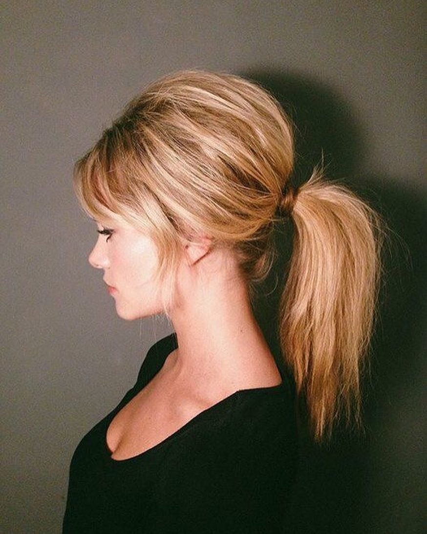 Прическа Бриджит Бардо хвост