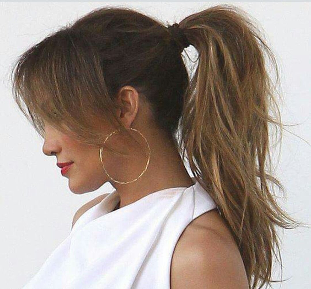 Дженифер Лопез хвост с челкой