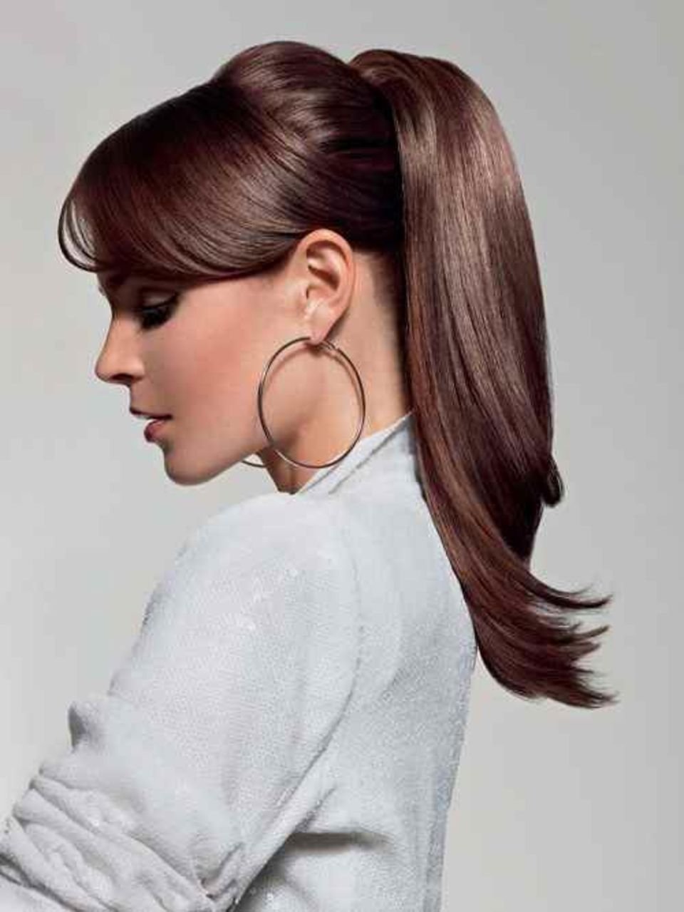 Прическа хвост