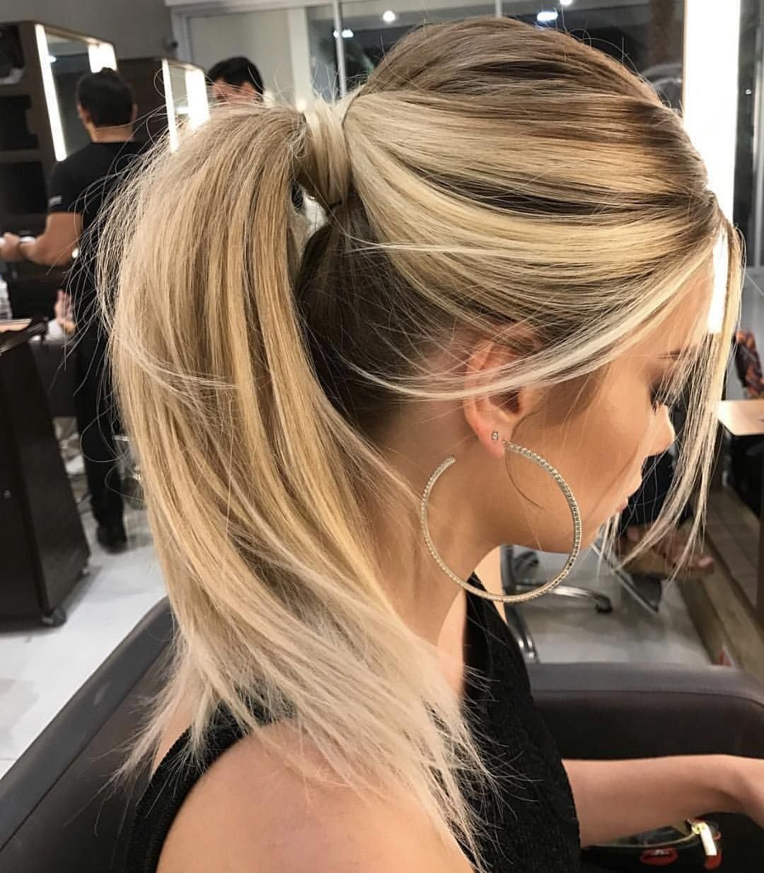 Прически на мелированные волосы