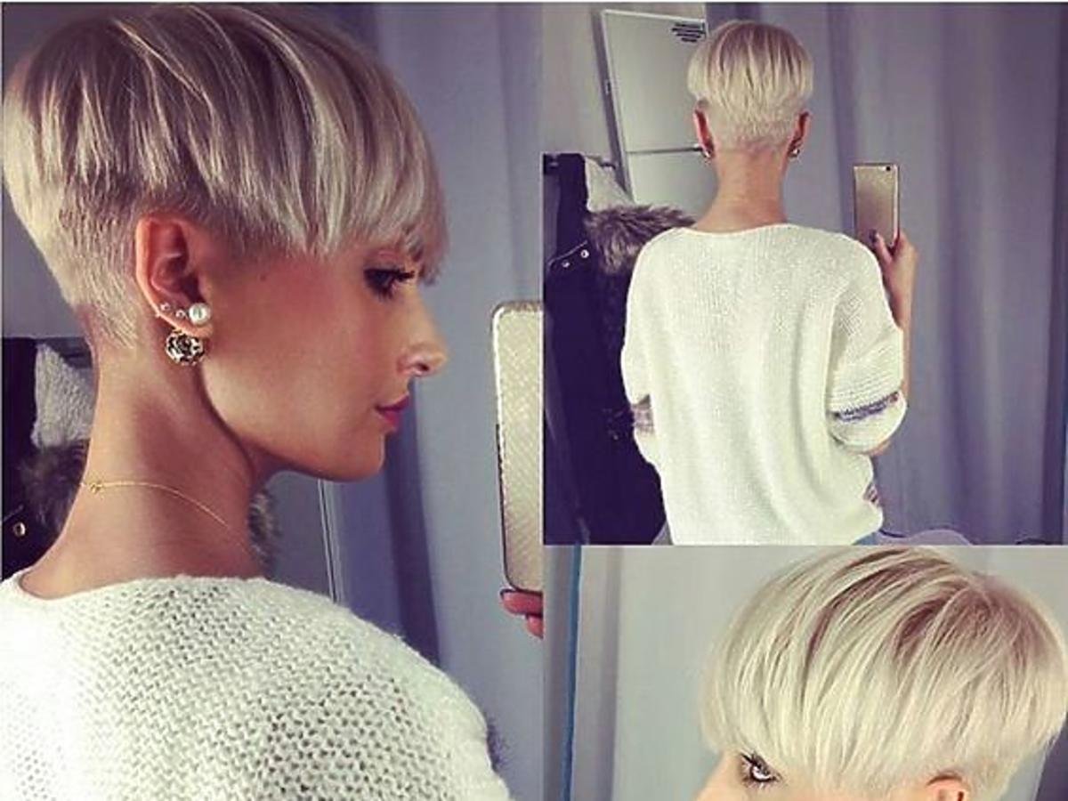 Пикси андеркат блонд