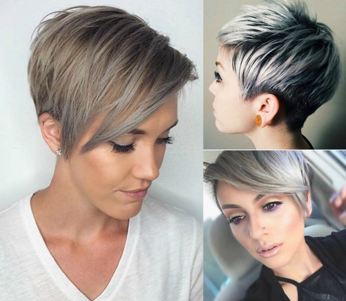 Стрижка Пикси с удлиненной челкой