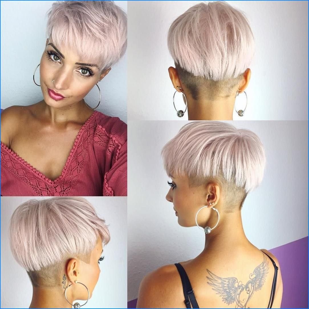 Креативные короткие стрижки для женщин с коротким затылком