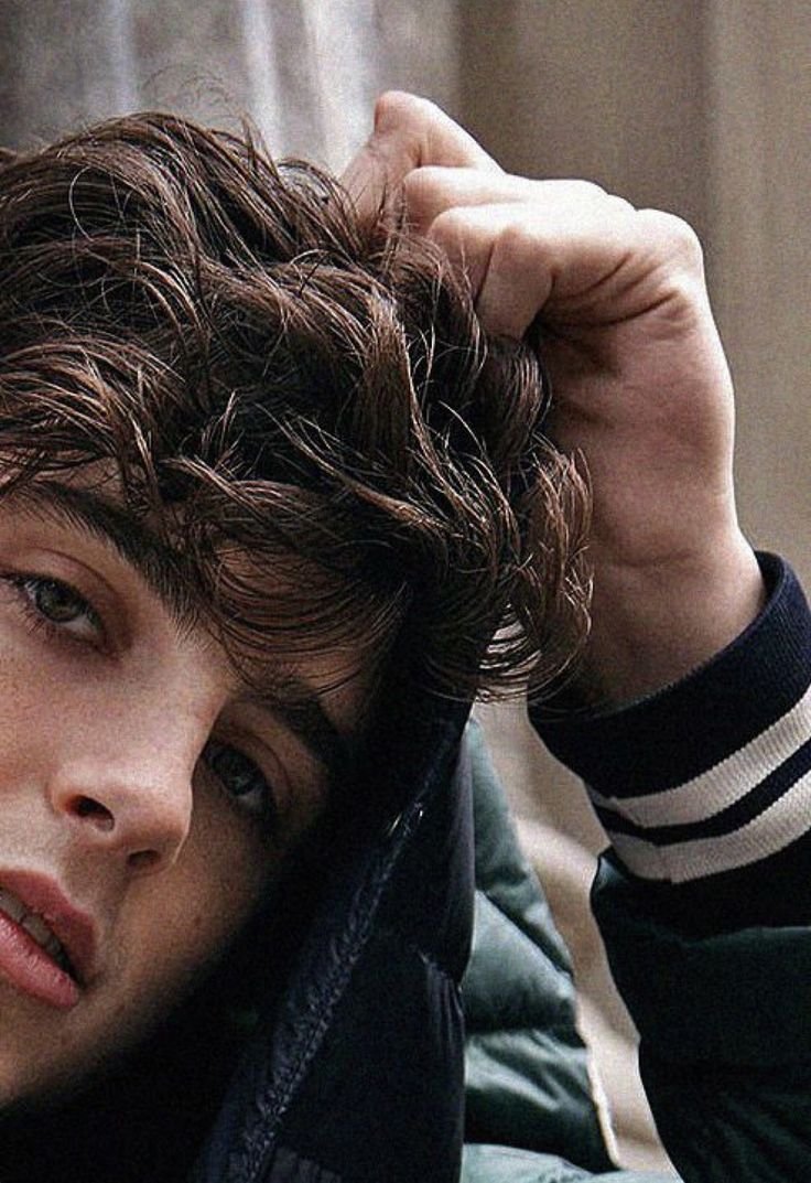 Парень с каштановыми волосами