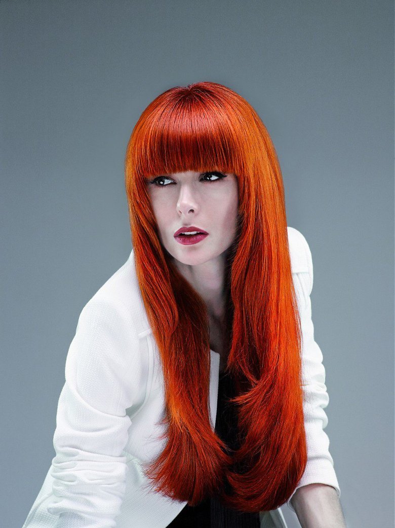 Оранжевые волосы