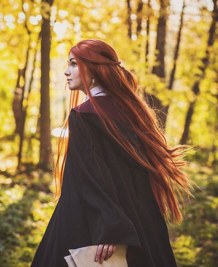 Блестящие волосы