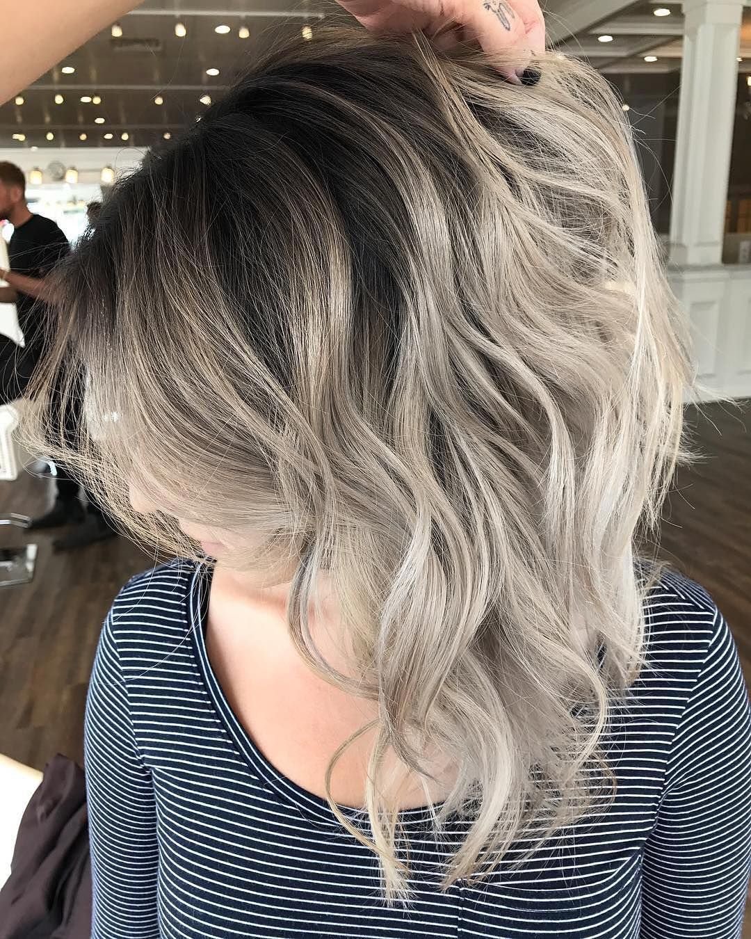 Седой балаяж