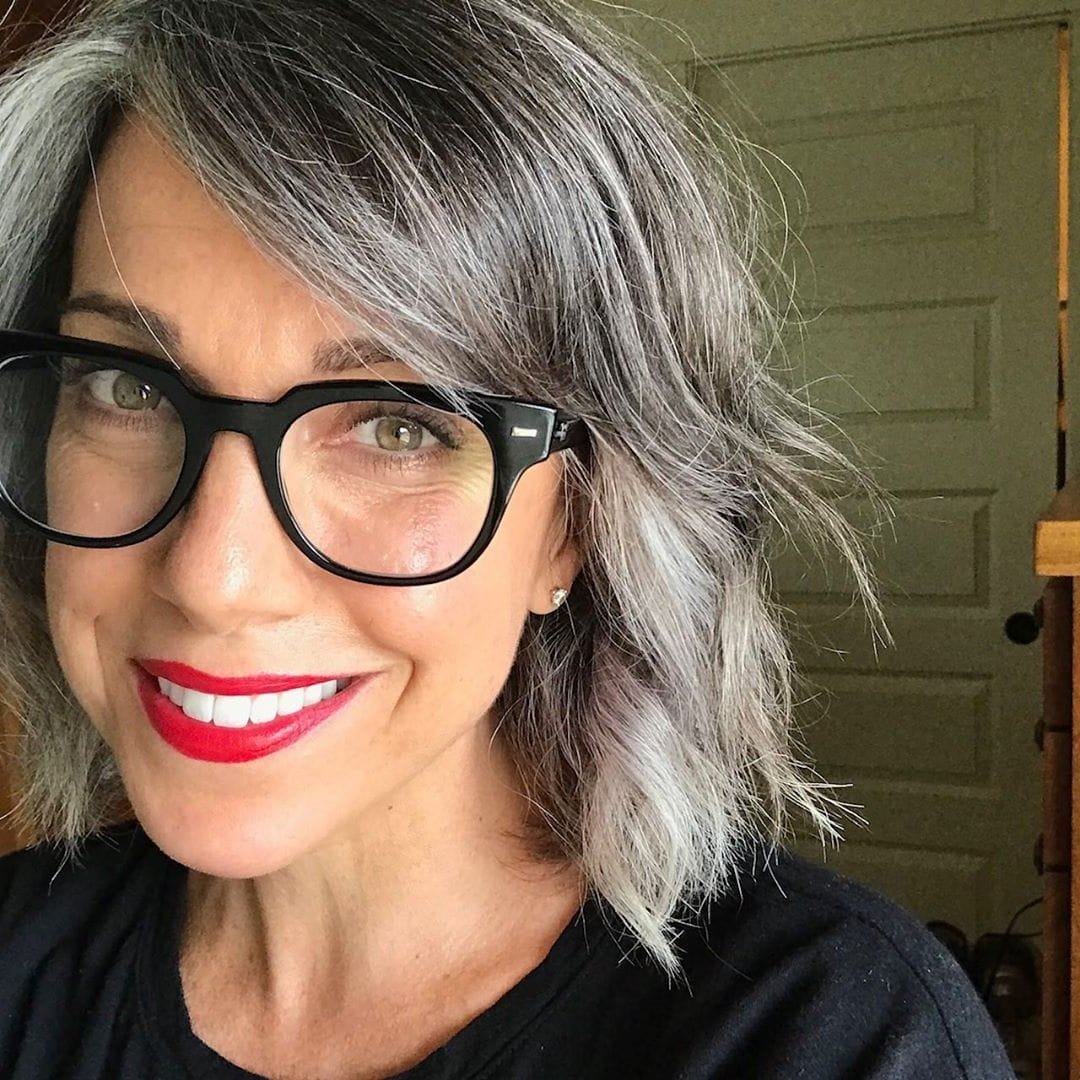 Седые волосы тренд