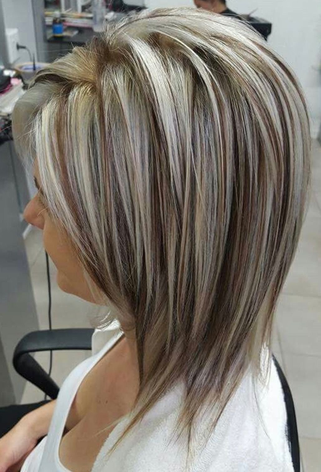 Частое мелирование блонд