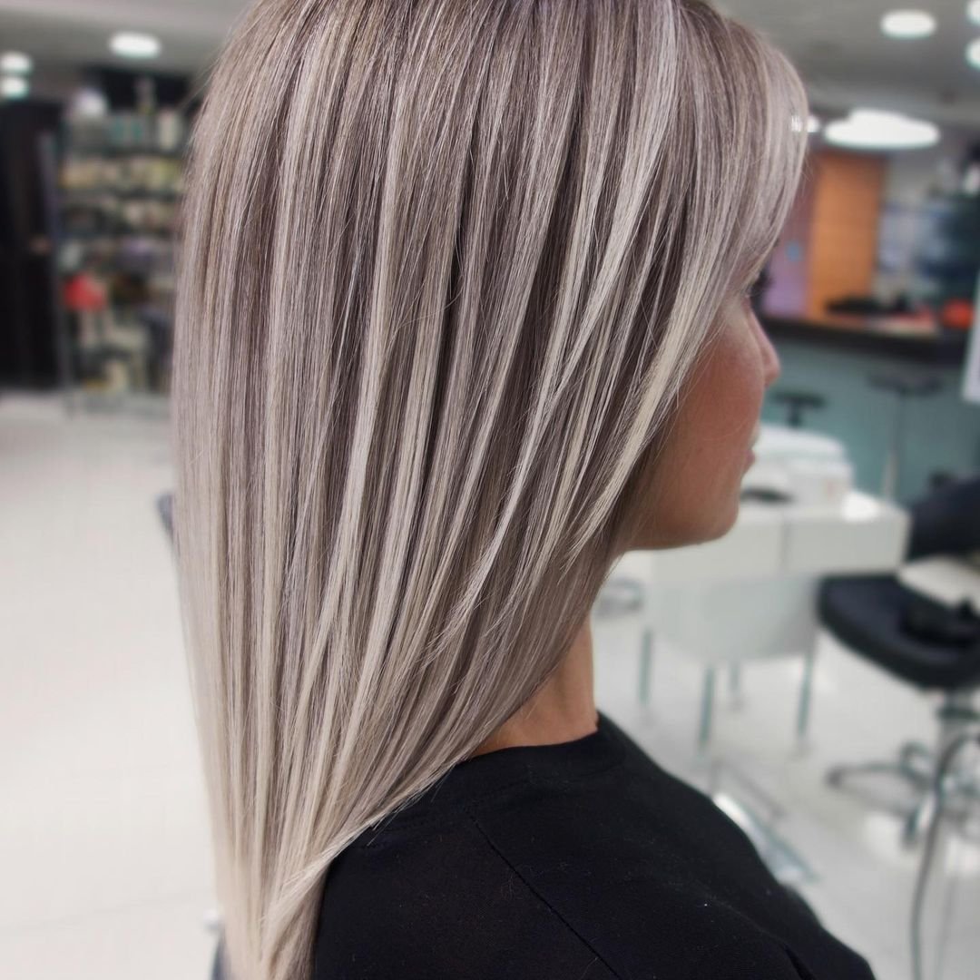 Вуальное мелирование