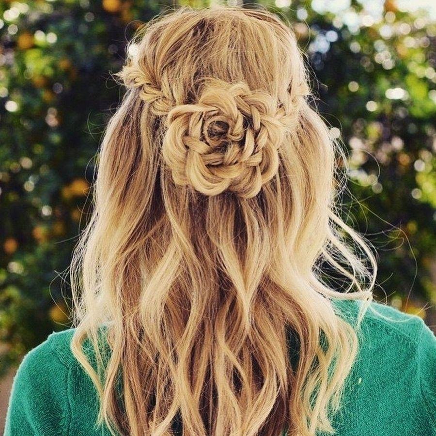 Прическа мальвинка с пучком