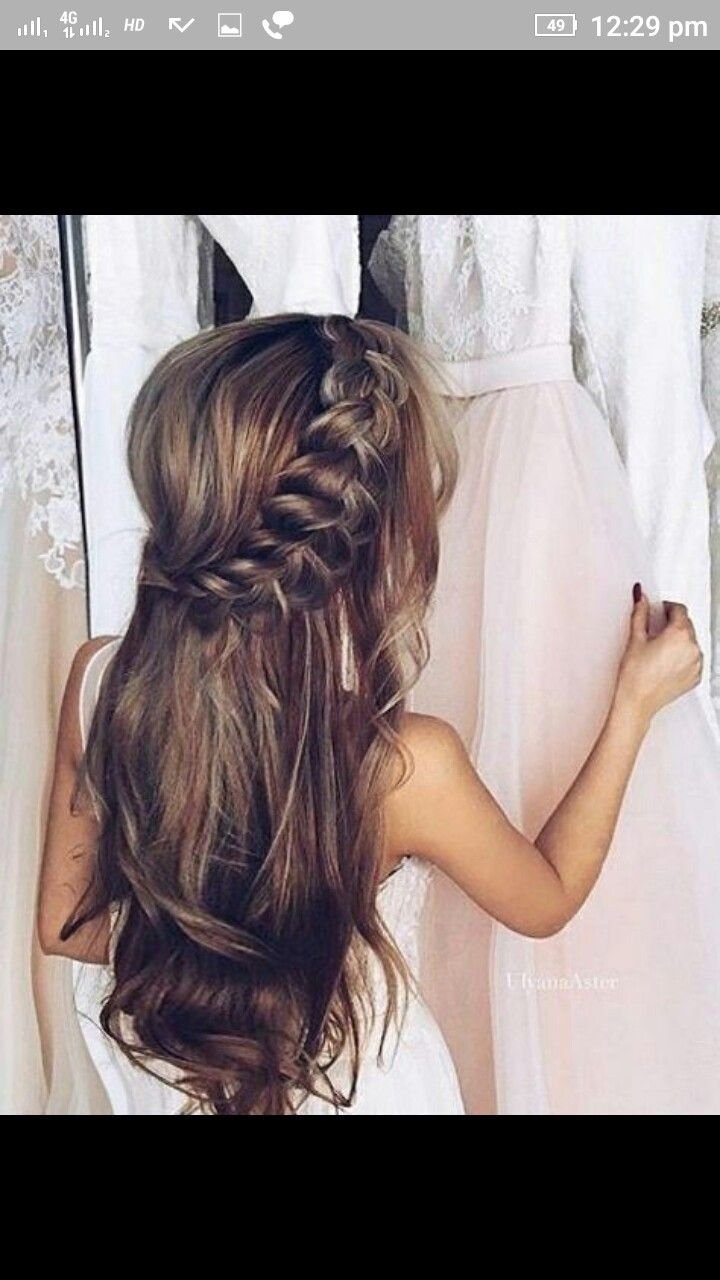 Прически на длинные волосы распущенные