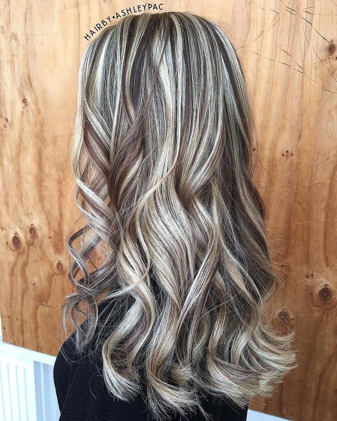 Мелирование с пепельными прядями